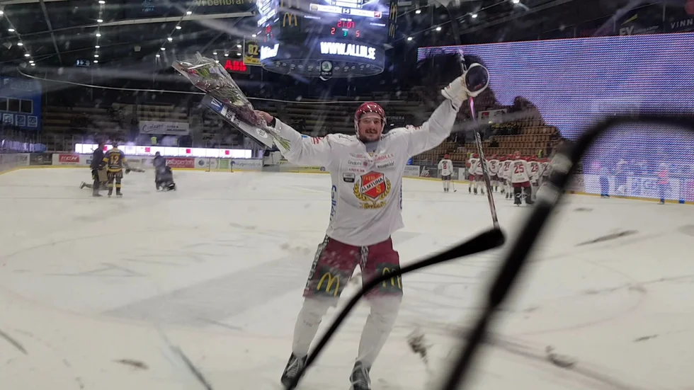 Nikolai Belov efter matchen.