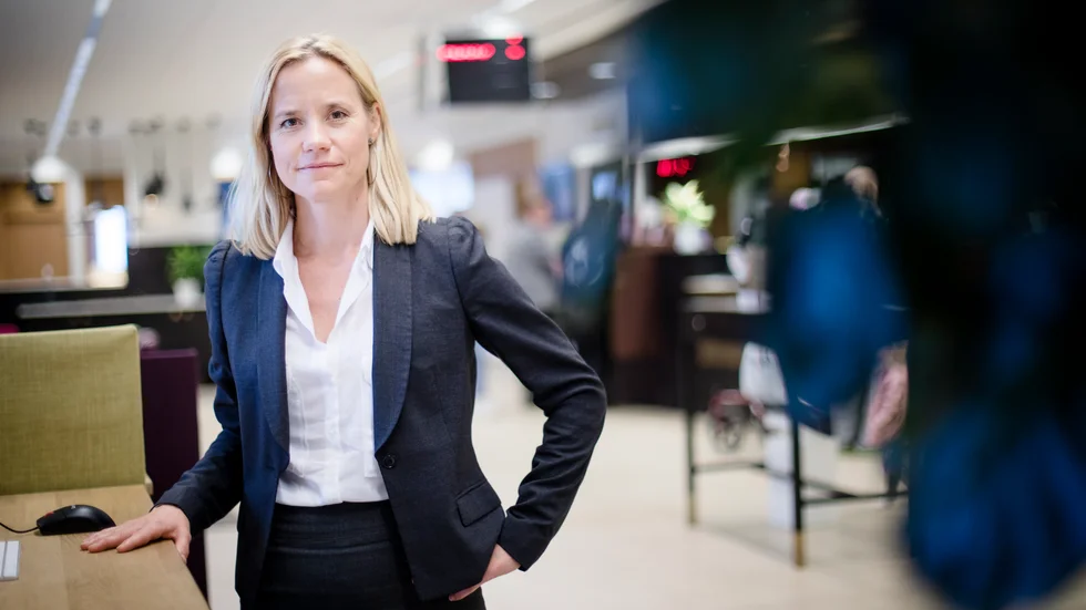 Malin Hlawatsch, vice vd på Sörmlands sparbank med placering i Katrineholm och Nyköping. 