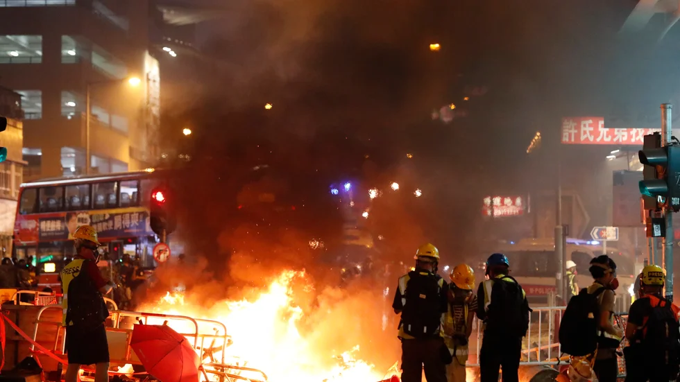 Demonstrationerna i Hongkong har pågått i nästan fyra månader.