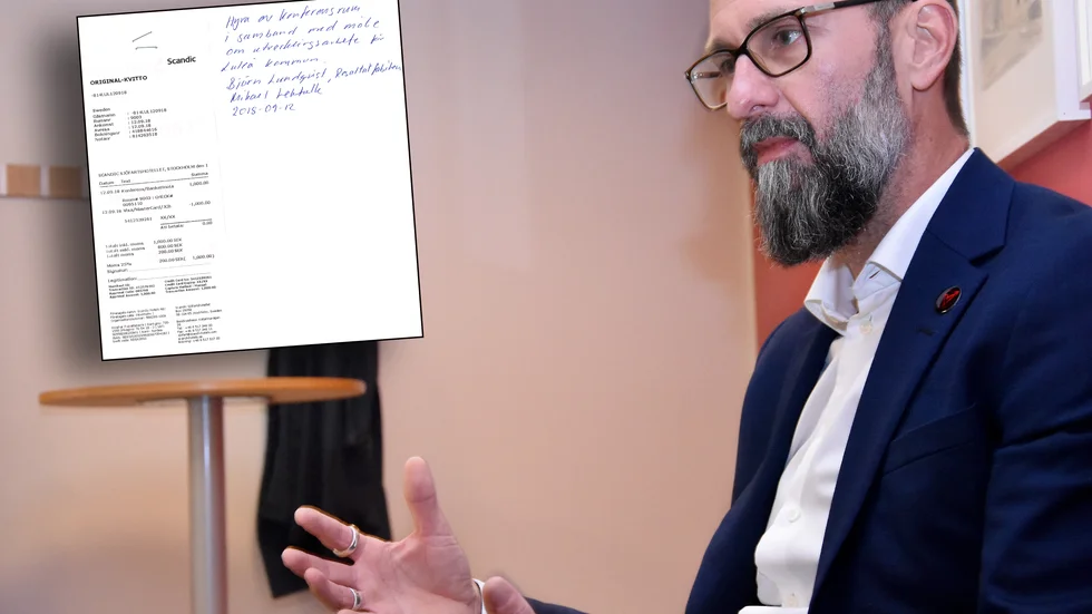 En faktura från Hotell Scandic Sjöfartshotell i Stockholm är ytterligare en märklig omständighet i fallet med Mikael Lekfalks mentorstöd som Norrbottens Media hittat i vår granskning.
