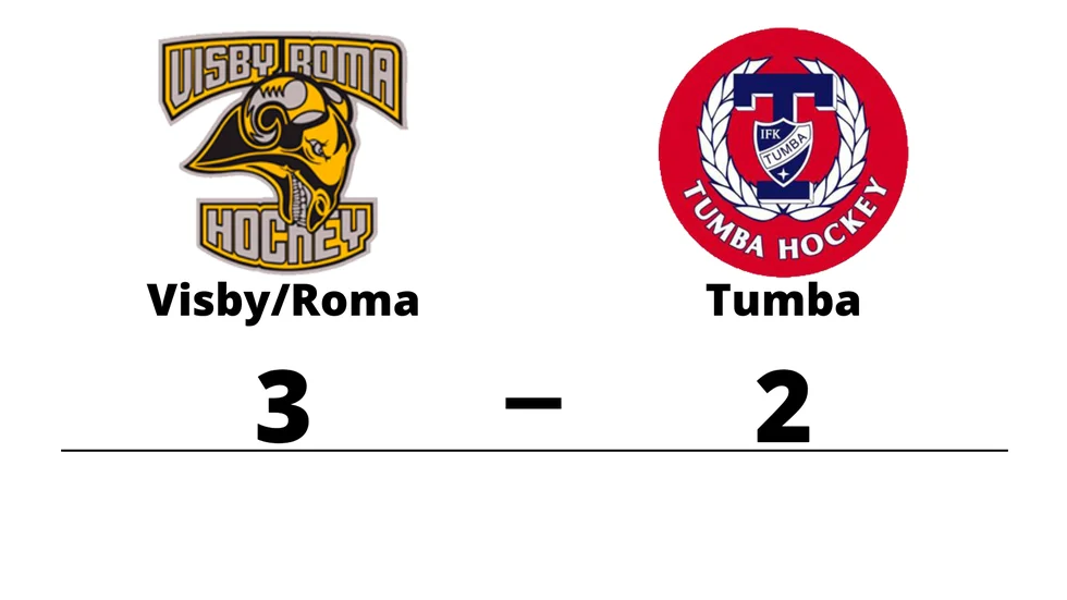Visby/Roma HK vann mot IFK Tumba IK