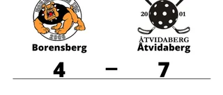 Förlust på hemmaplan för Borensberg mot Åtvidaberg