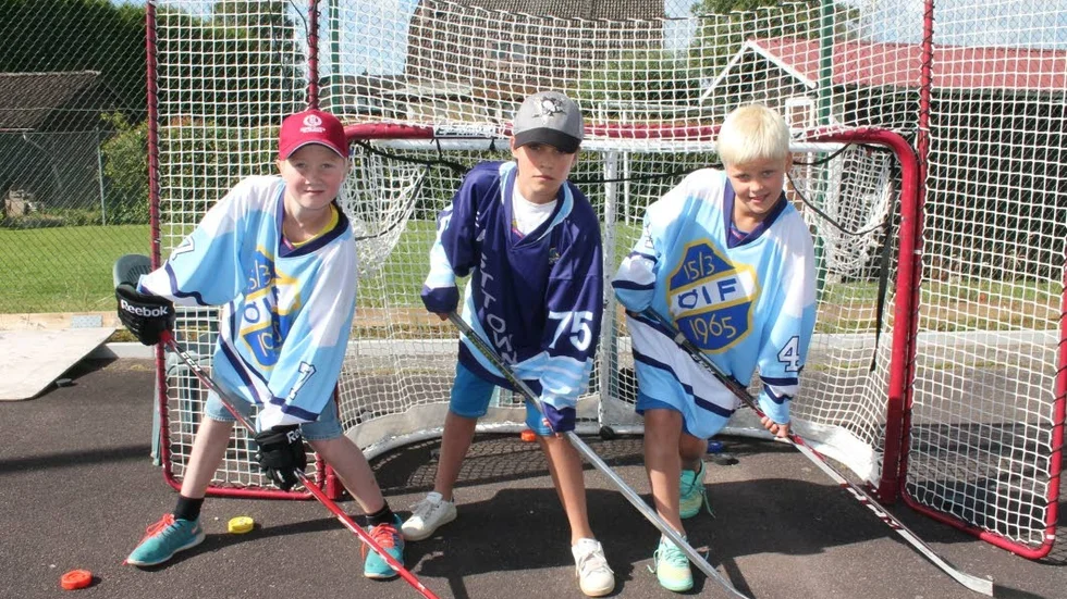 Jamie Hansson, Melker Fahlén och Emil Anderssonlirar i nybildade Eastown HC.