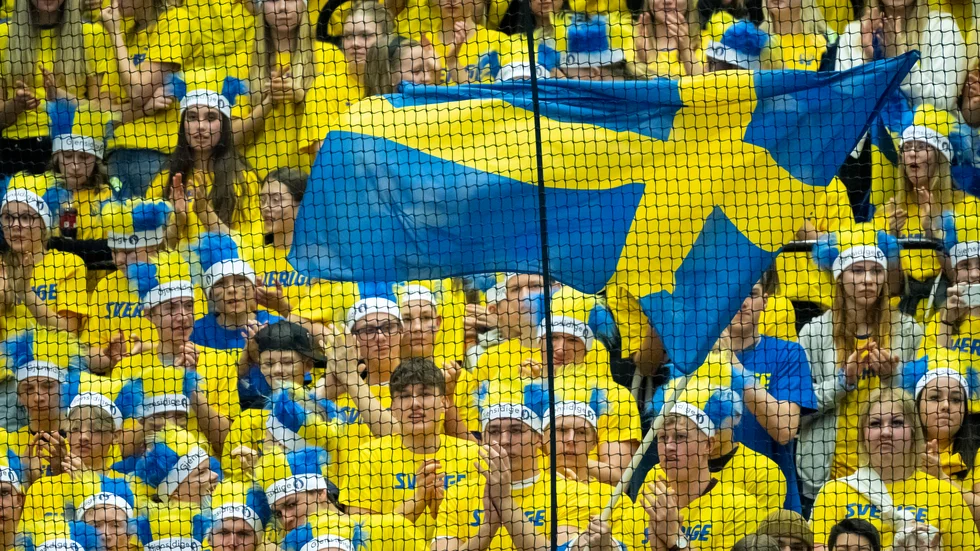 För supportern Johan Dalén var det självklart att åka till Baku. Arkivbild.