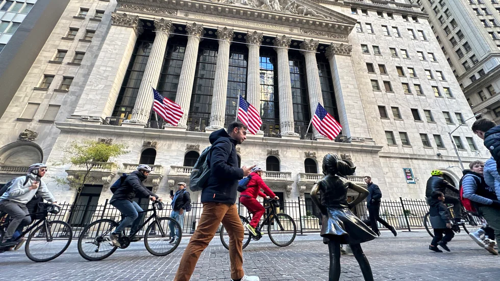 Börserna i USA lyfte efter positiva inflationssiffror. Arkivbild.