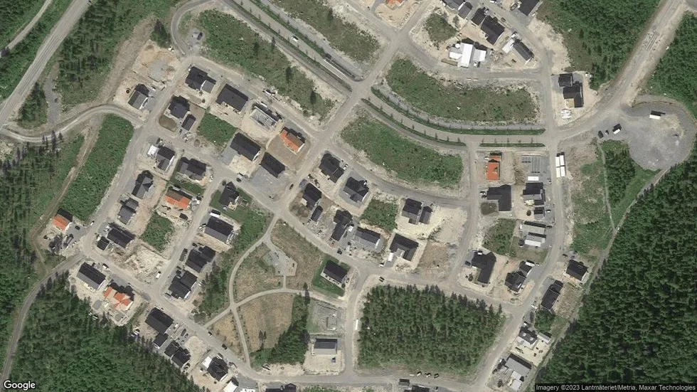 Området kring Skogsstjärnegatan 4