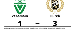 Bureå segrare borta mot Vebomark