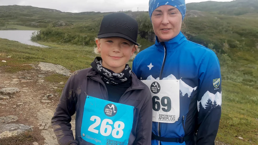 Loppets yngsta deltagare var Dylan Sjödin, Arvidsjaur hockey, med hans mamma Monica som följeslagare.