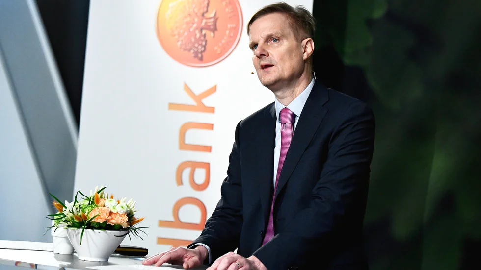Jens Henriksson, vd för Swedbank. 