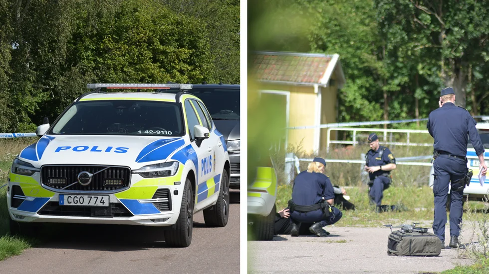 Polisen larmades på tisdagen till Vikingstad där en man skadats med någon form av tillhygge. 