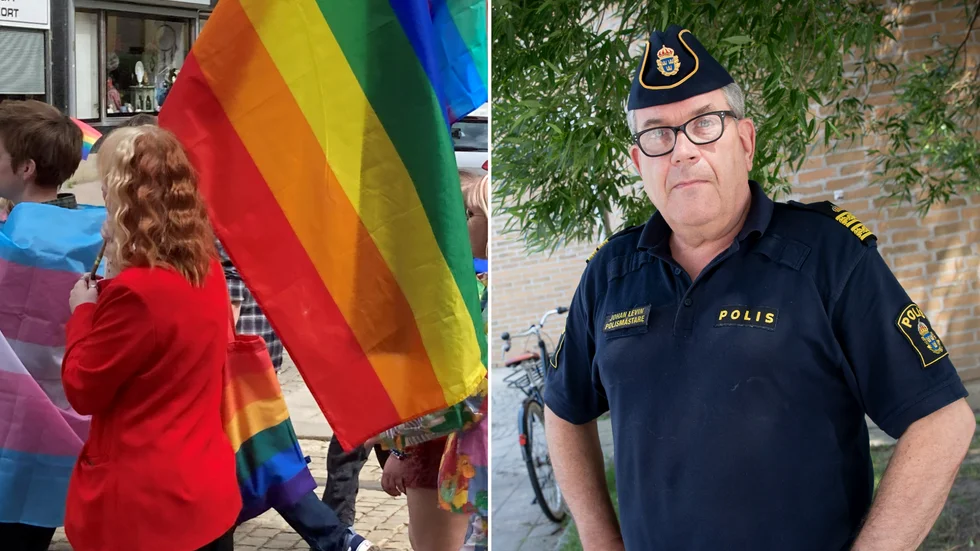 Det ska inte finnas någon hotbild mot pridetåget som arrangeras i Nyköping under lördagen, säger polischef Johan Levin. Arkivbilder.