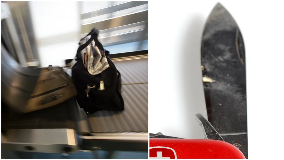Studenten lämnade självmant över kniven innan väskan passerade säkerhetskontrollen. Nu döms hon till böter. Genrebilder. 