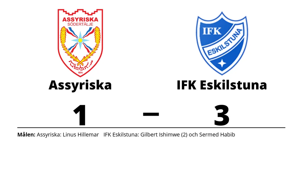 Assyriska FF förlorade mot IFK Eskilstuna