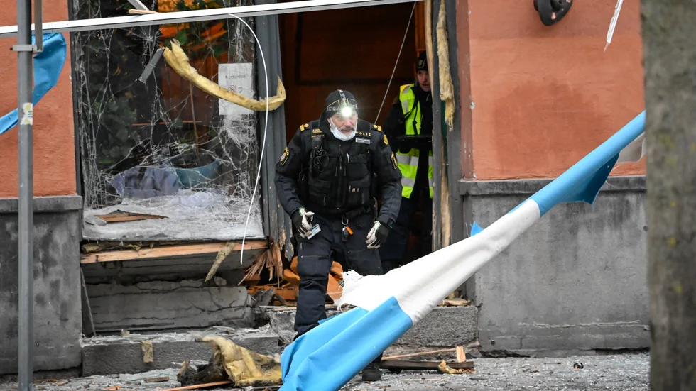 Explosionen på Södermalm i Stockholm den 17 januari ledde till omfattande fasadskador, men ingen person skadades. Arkivbild.