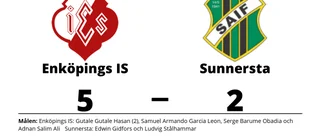 Gutale Gutale Hasan gjorde två mål när Enköpings IS vann