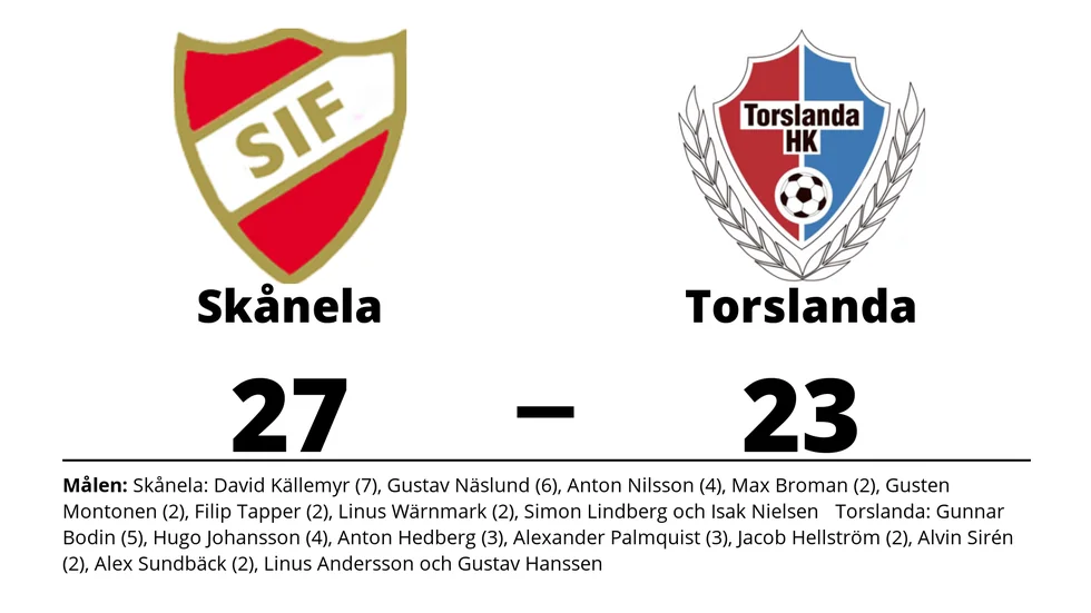 Skånela IF vann mot HK Torslanda Elit