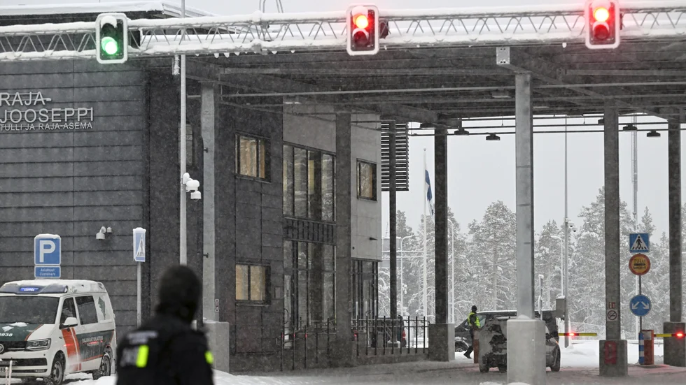 Finland stänger den sista av sina gränsövergångar mot Finland. På bilden övergången Raja-Jooseppi.