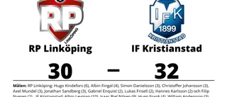 RP Linköping tappade ledning och förlorade