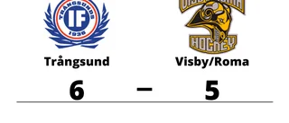 Straffar avgjorde när Visby/Roma föll mot Trångsund borta
