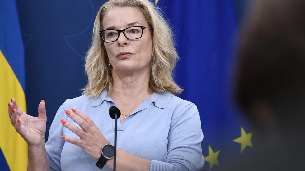 Skolminister Lotta Edholm (L). Arkivbild.
