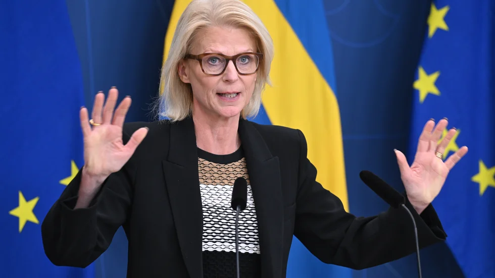 Finansminister Elisabeth Svantesson (M).