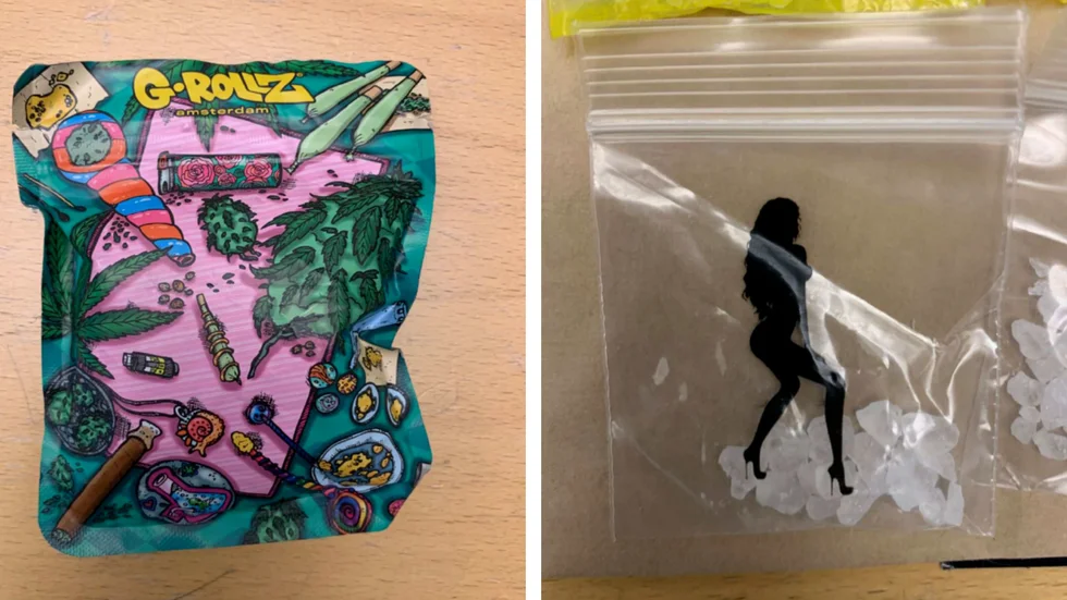 En 21-årig kvinna har dömts för att ha innehaft närmare 50 gram 3-CMC när hon besökte evenemanget Gatebil på Mantorp park. (Bilderna är hämtade ur förundersökningen.) 