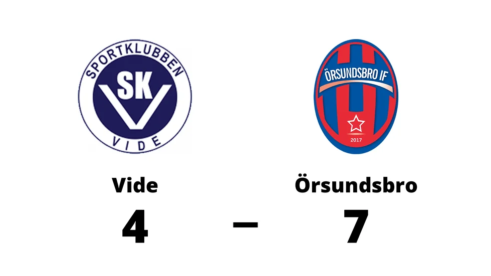 SK Vide förlorade mot Örsundsbro IF