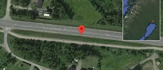 Singelolycka på E4 - stopp i ett körfält