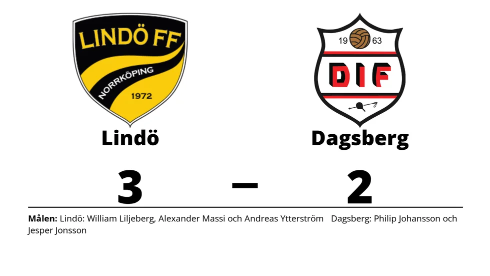 Lindö FF vann mot Dagsbergs IF
