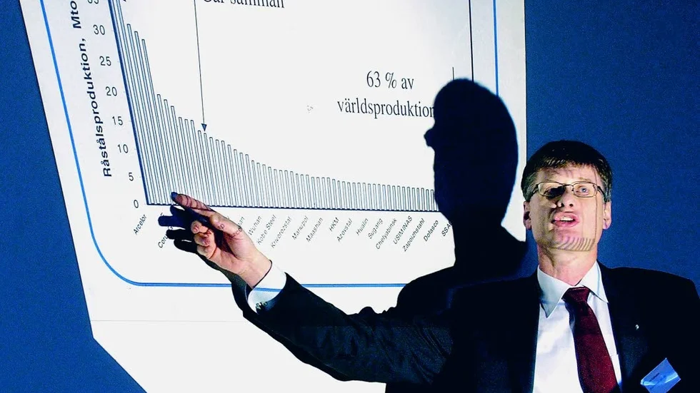 Han var SSAB-chef: Göran Carlsson.