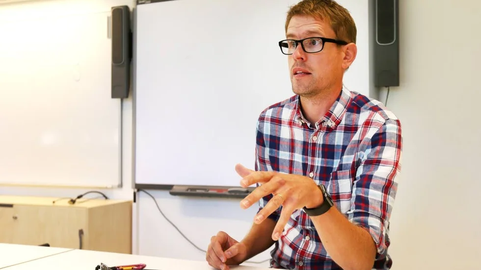 Okej. NO-läraren Mårten Sahlin vill förmedla till eleverna att det är okej att misslyckas.