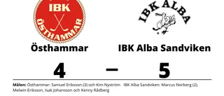 Förlängningsavgörande när Östhammar föll mot IBK Alba Sandviken