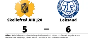 Leksand avgjorde i straffläggningen borta mot Skellefteå AIK J20