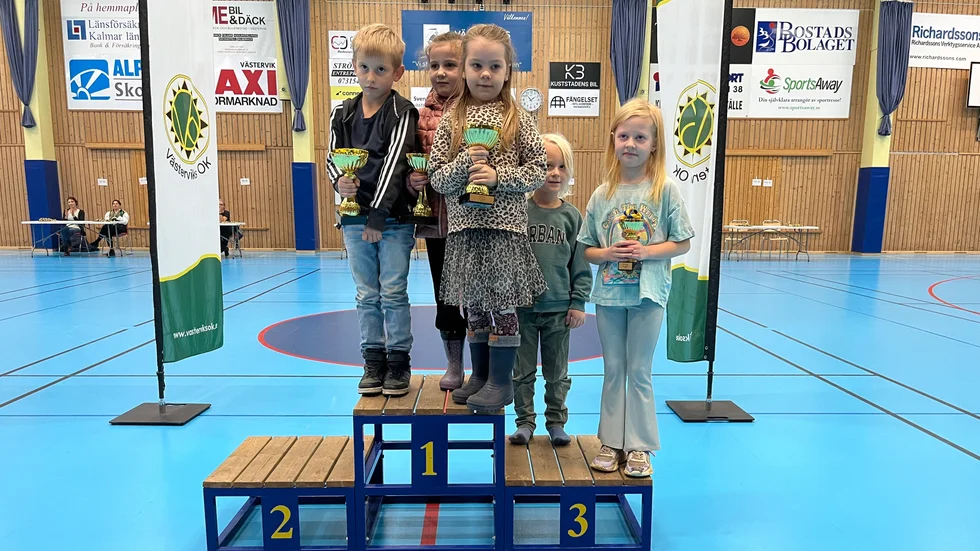 Prispallen för flickor och pojkar 6. Ettor: Alexander Rosendahl, Amanda Andersson och Lovisa von Greiff. Treor: Ted Björkgren och Caisa Gustafsson. Fattas gör tvåan Magne Vikström.