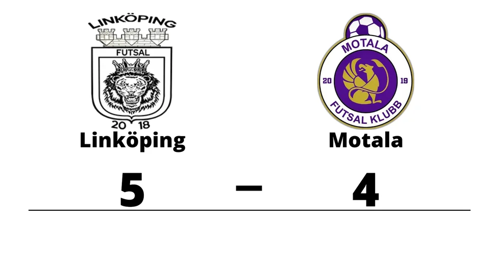 Linköping Futsal SK vann mot Motala Futsalklubb