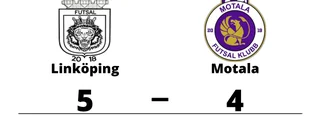 Knapp seger för Linköping mot Motala