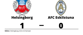 AFC Eskilstuna förlorade mot Helsingborg