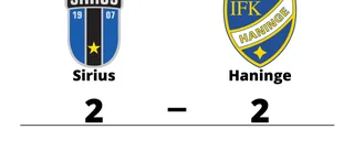 Vinstsviten slut för Sirius