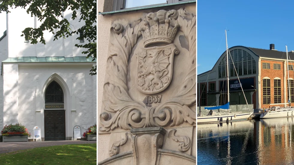 Vad kan du om byggnader och konstverk i Motala?