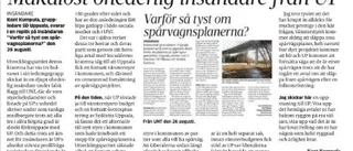 Uppsala har inte råd med detta extrema slöseri 