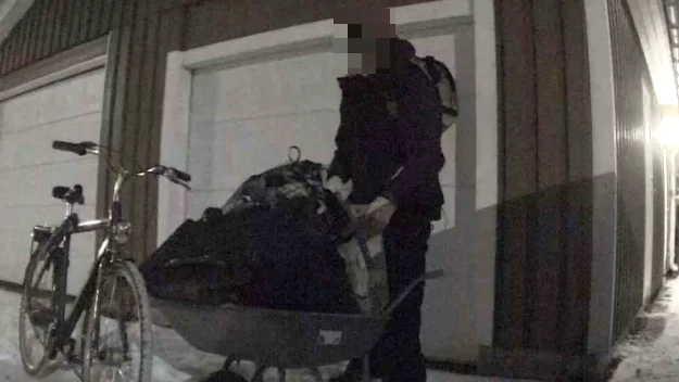 Inbrottstjuven fastnade på filmer som togs av kameror i målsägarens Tesla.