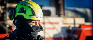 Hamnarbetaren Therese: Kylan i ansiktet värst
