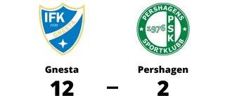 Målfest när Gnesta krossade Pershagen