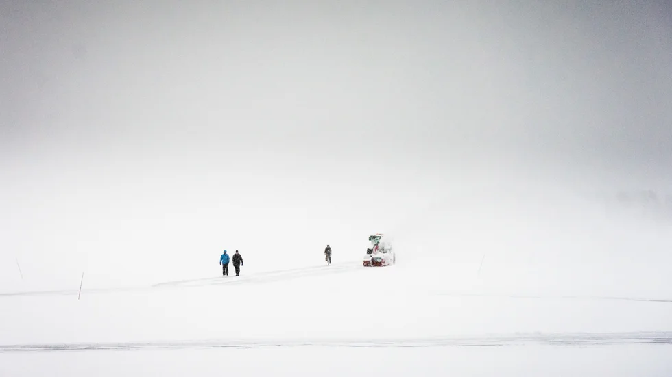 It's been a very cold, snowy winter so far.