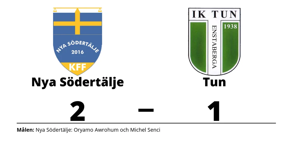Nya Södertälje KFF vann mot IK Tun