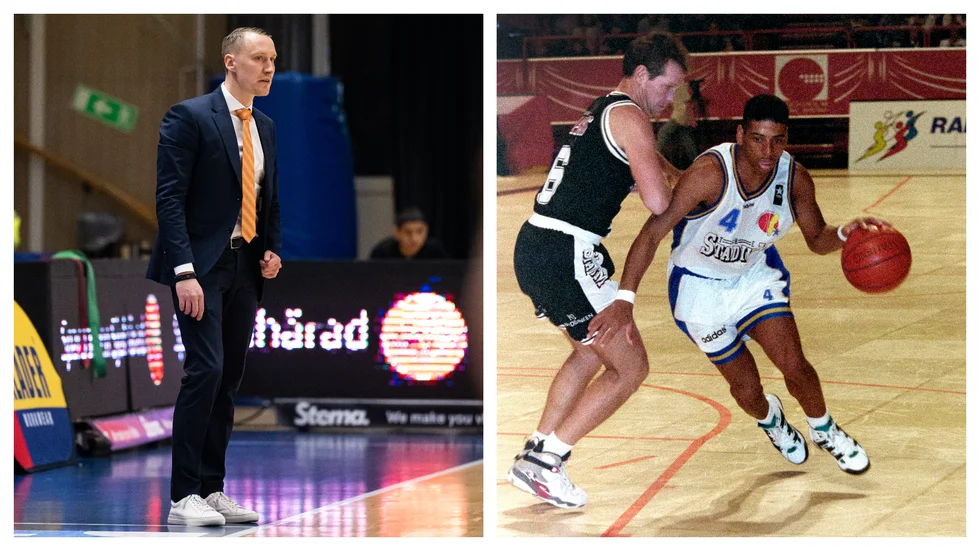 Mikko Riipinen fick goda rekommendationer om lagets nye amerikan, Issac Vann. Självaste Bo Alvin Dukes, på bilden i Capital-linne i en duell med Dolphins Kelly Grant, har nämligen forwarden i sitt "stall".