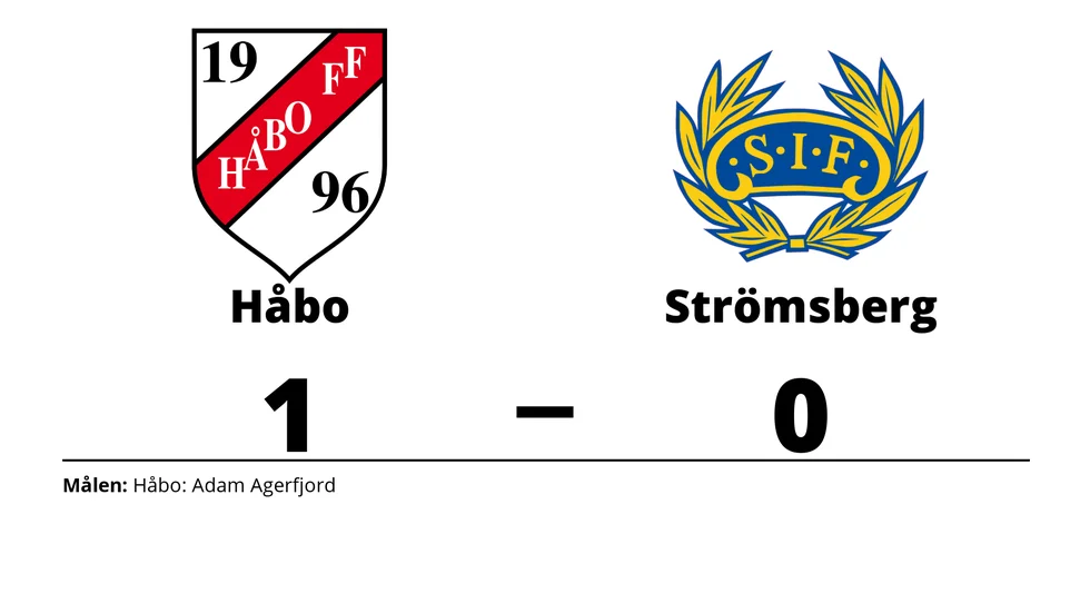 Håbo FF vann mot Strömsbergs IF