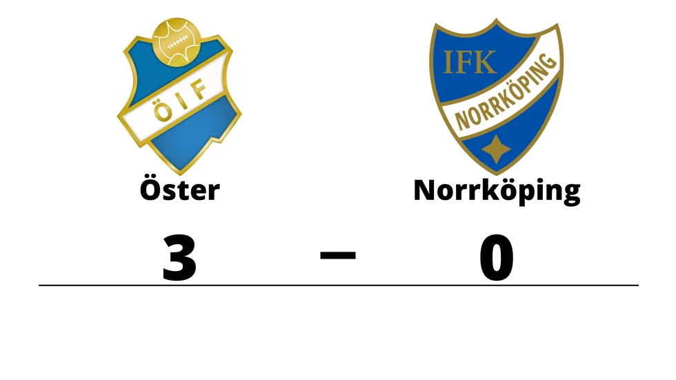 Östers IF vann mot IFK Norrköping FK