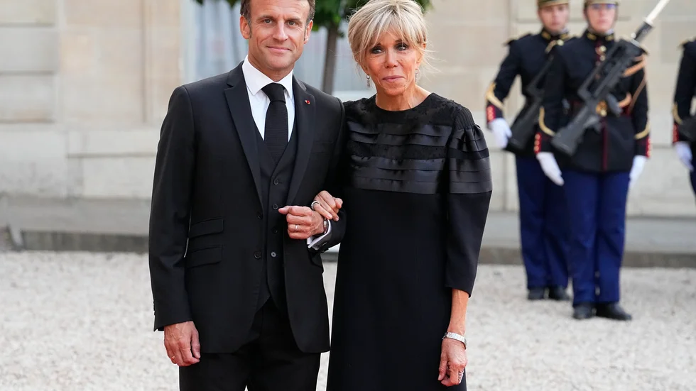 Frankrikes president Emmanuel Macron kommer till Sverige tillsammans med sin hustru Brigitte Macron. Arkivbild.