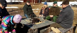 Fisken blev huggvillig i Mansjärv